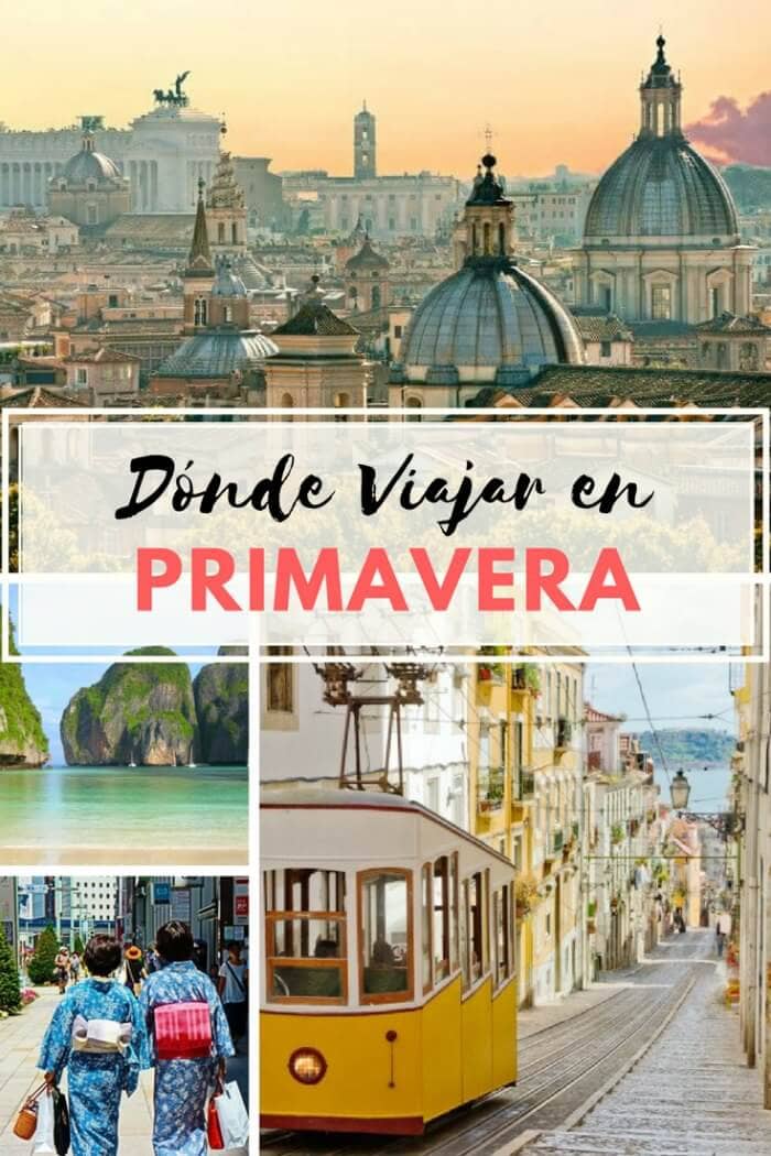 dónde viajar en primavera