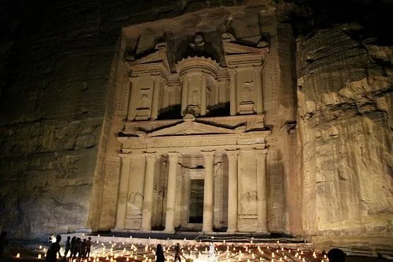 Petra by night