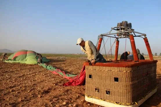 primer vuelo en globo