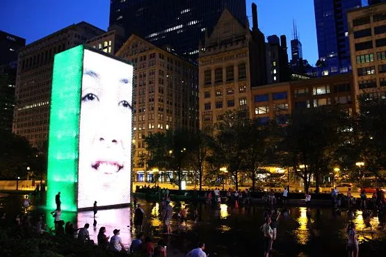 Crown Fountain chicago