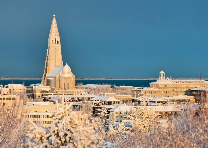 Reykjavik from above