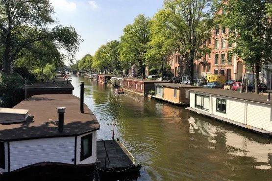 Boathouse in Amsterdam