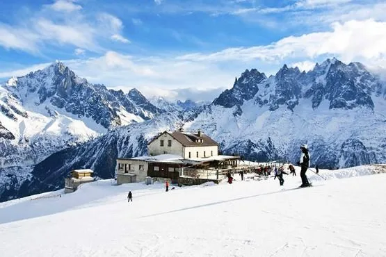 esquiar en los Alpes