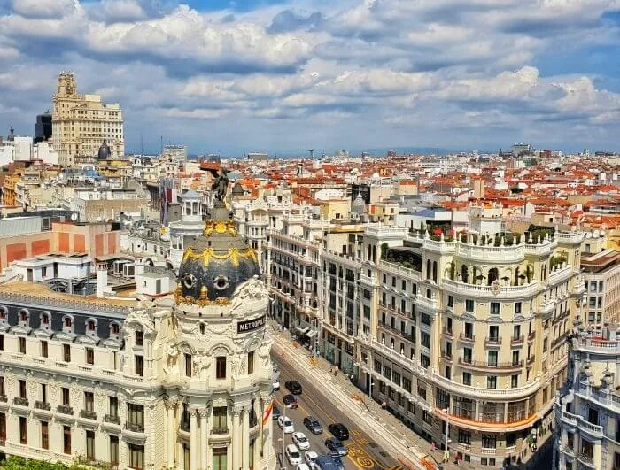 Madrid skyline