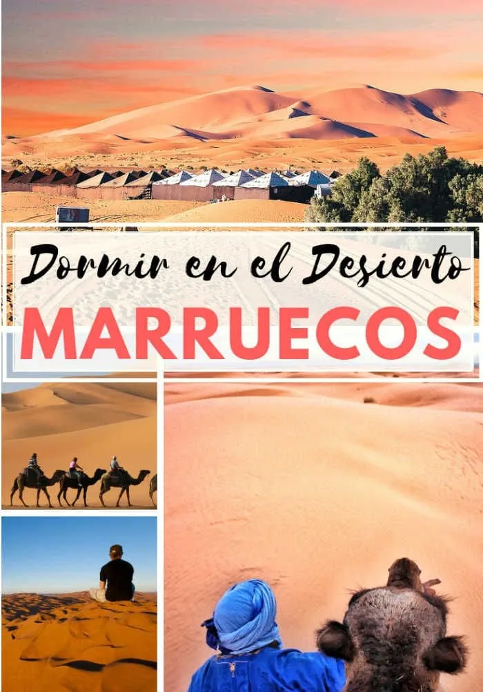 Dormir en el desierto de Marruecos