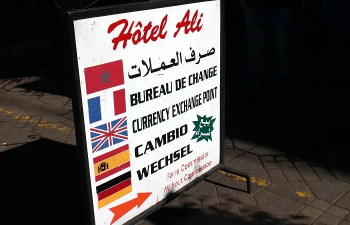 Cambiar de moneda para viajar