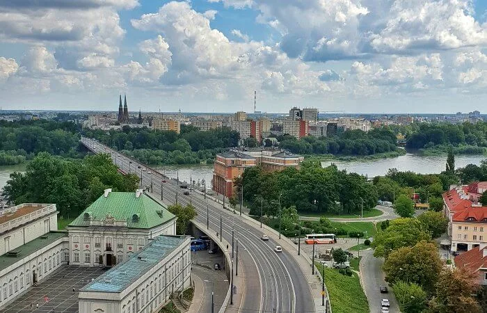 barrio de Praga Varsovia mapa