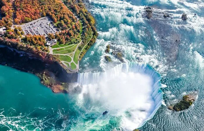 cataratas del niagara desde nueva york en avion