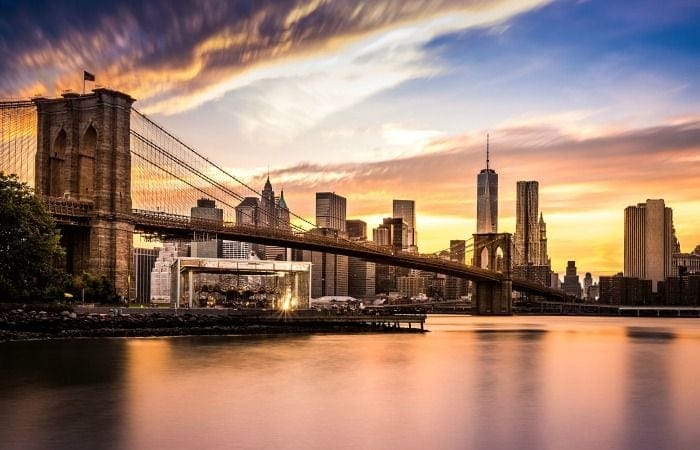 cena romántica barata nueva york