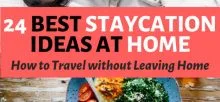 Planning a staycation at home