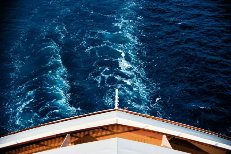 Navegando en un crucero