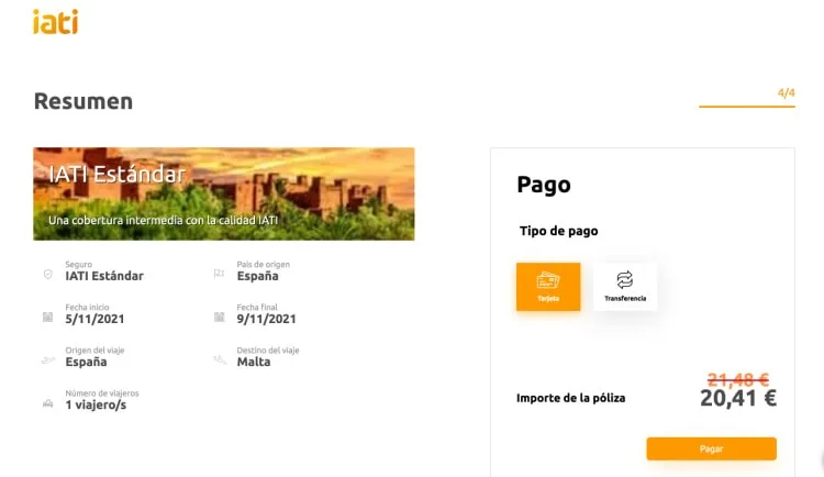 Seguro de viaje para Malta