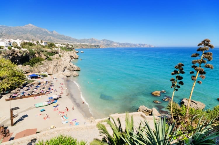 Nerja pueblosde Málaga con playa