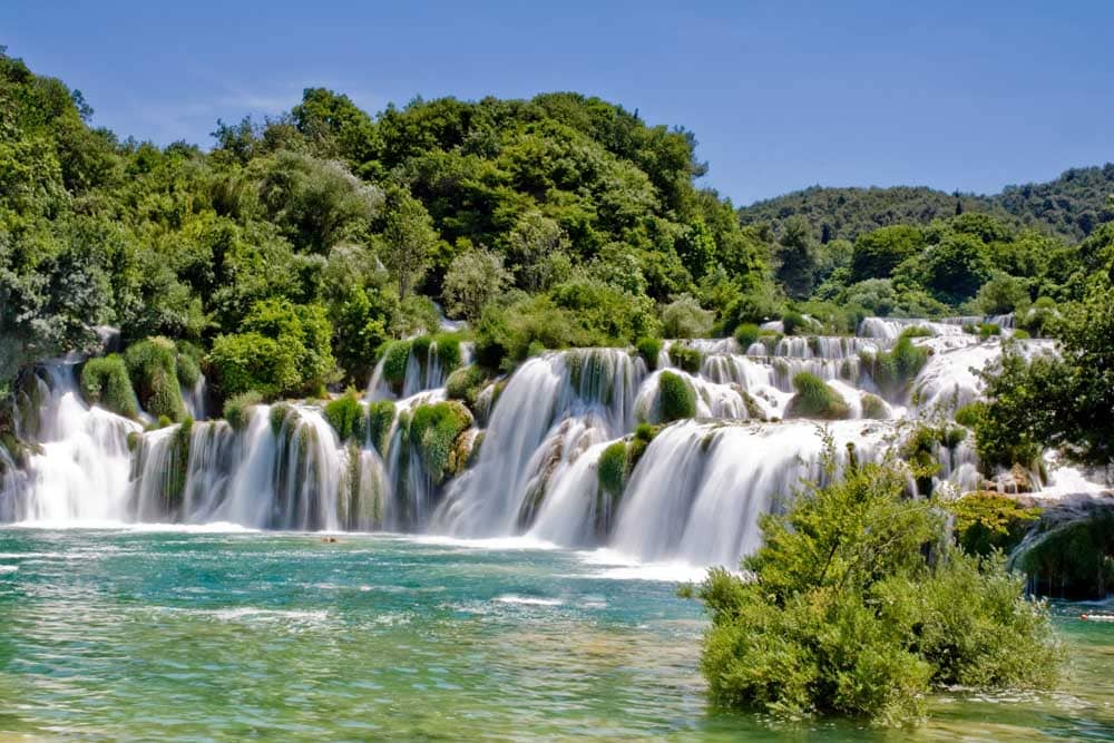 Krka National Park is one of the beautiful places in Croatia to visit