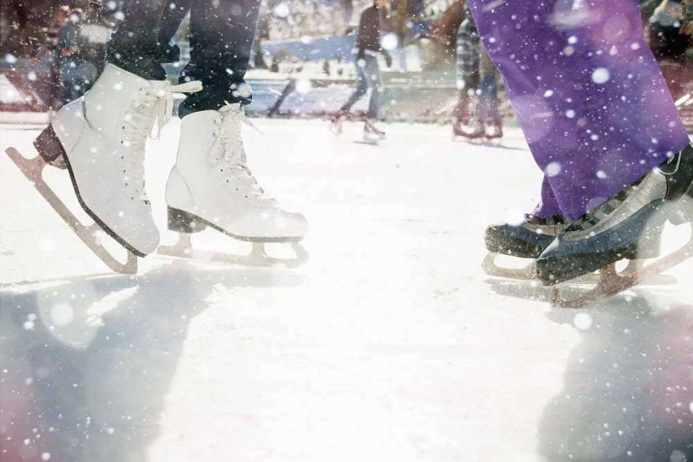 people skating at ice rink