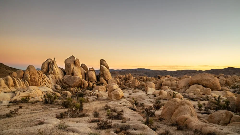 rock formations joshua tree california