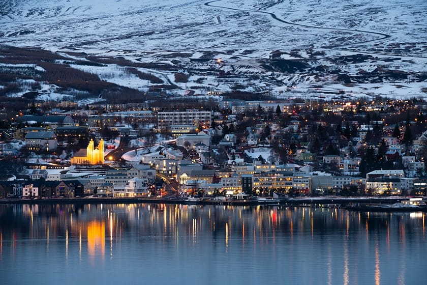 invierno en Islandia