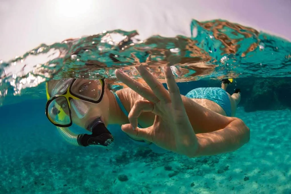 woman snorkeling 1024x683