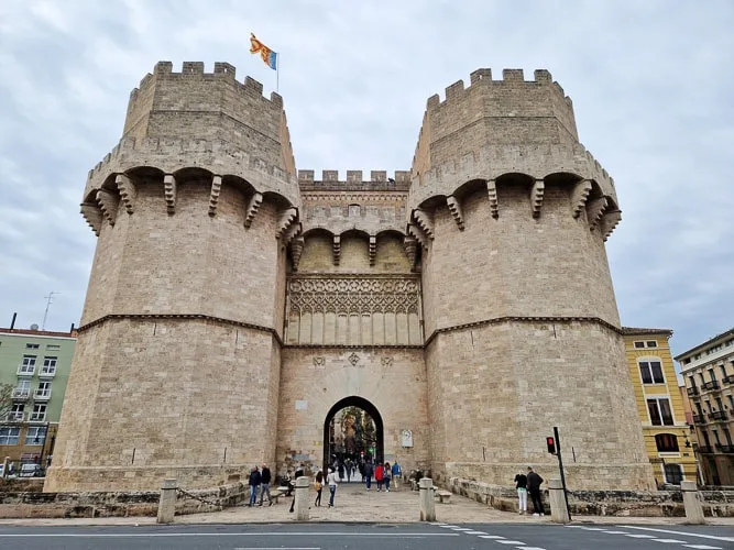 Torres de Serranos en Valencia