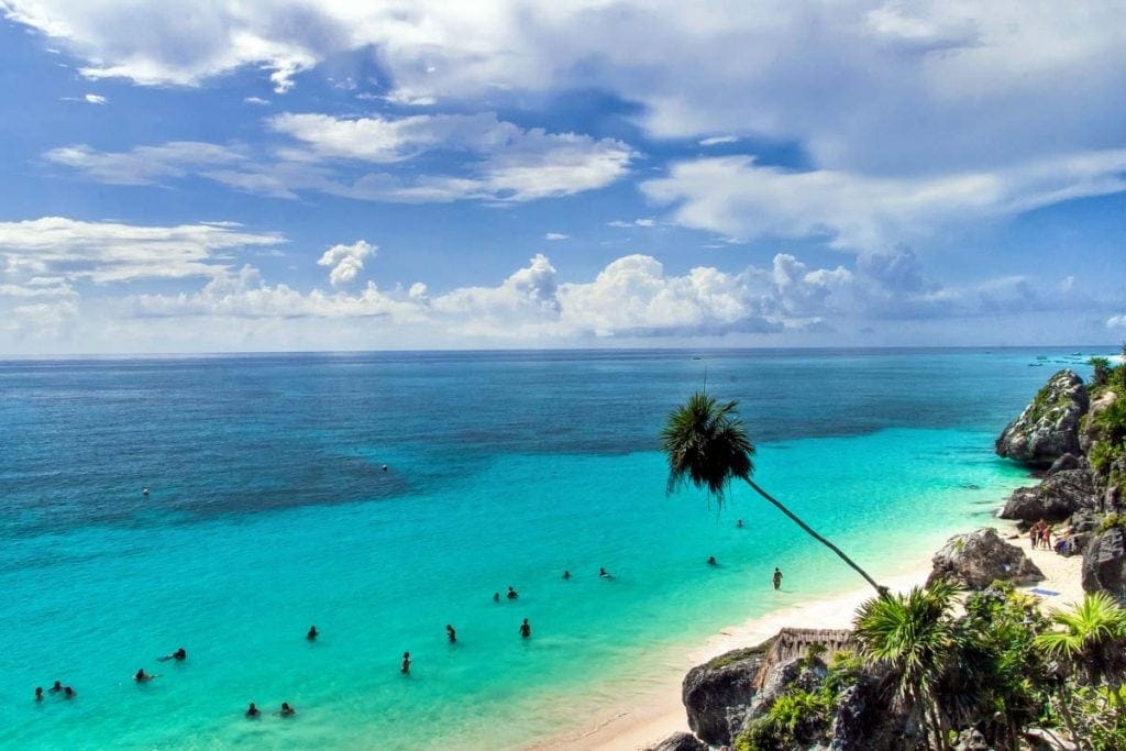 Tulum beach is one of the best beaches in Mexico.