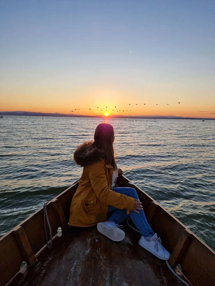 paseo en barca por la albufera