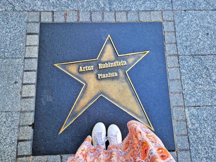 Avenida de las Estrellas del cine polaco en Lodz