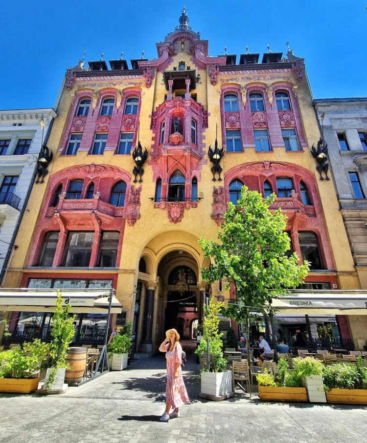 Edificio Calle Piotrkowska Lodz