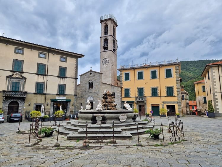 Centro histórico de Fivizzano pueblo de la Toscana