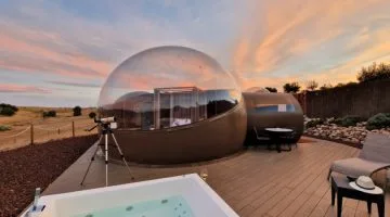 Dormir bajo las estrellas en el mejor Hotel Burbuja cerca de Madrid