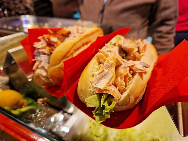 Comida mercadillo navideño Luxemburgo