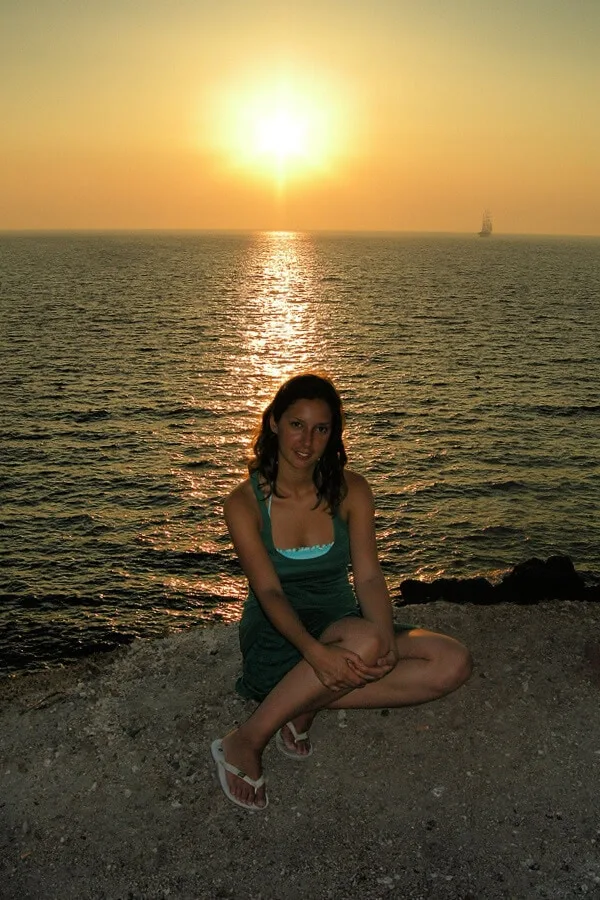 Atardecer isla de Mykonos Grecia