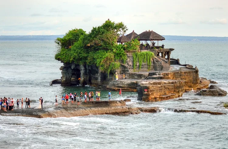 Tanah Lot temple in Canggu
