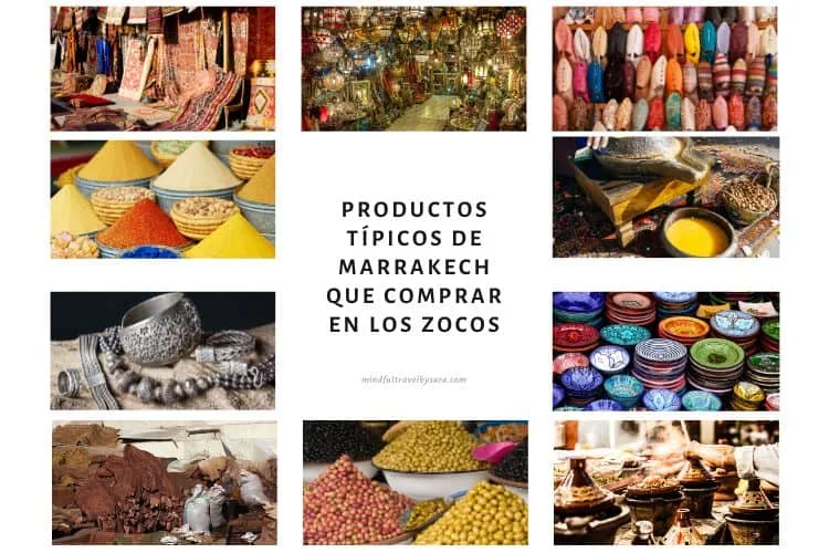 Productos tipicos que comprar en los zocos de Marrakech