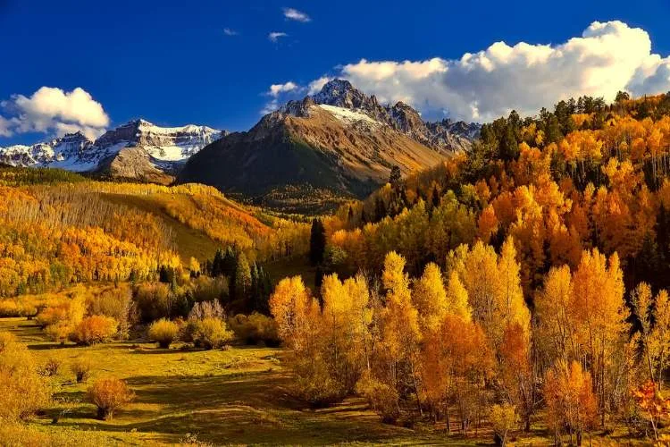 colorado fall in the monuntains