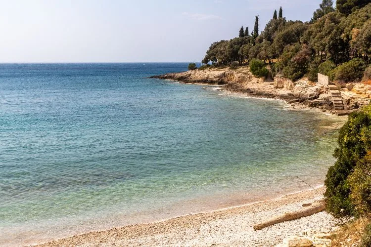Beach in Pula Croatia