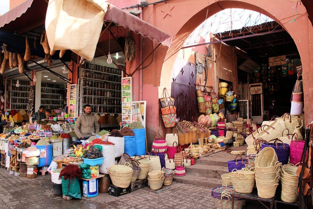 que comprar en el zoco de Marrakech