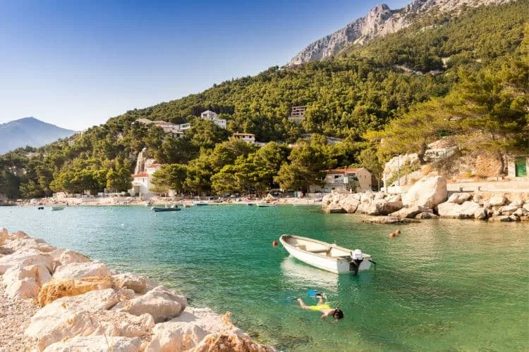 Beautiful Jakurisa Beach in Croatia