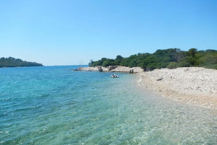 Island Kozada in Brijuni islands Istria Croatia