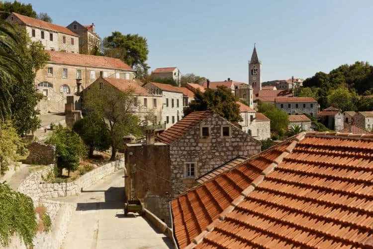 Lastovo Old town in Lastovo Island