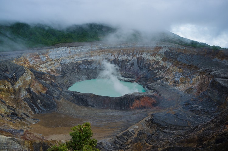 Poas Volcano, one of the best places to go in Costa Rica