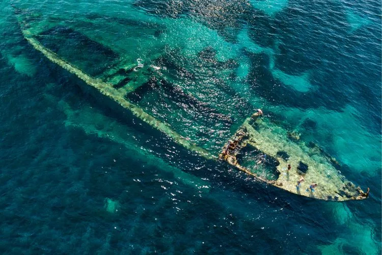 Shipwreck Michelle inr Dugi Otok Island Croatia