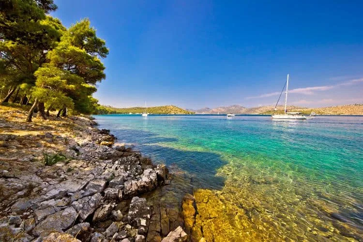 Telascica Bay in Dugi Otok Island