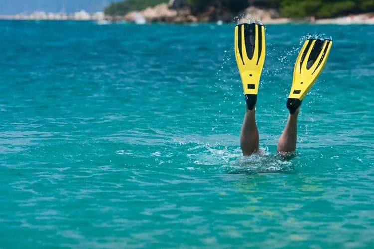 snorkeling in adriatic sea Croatia