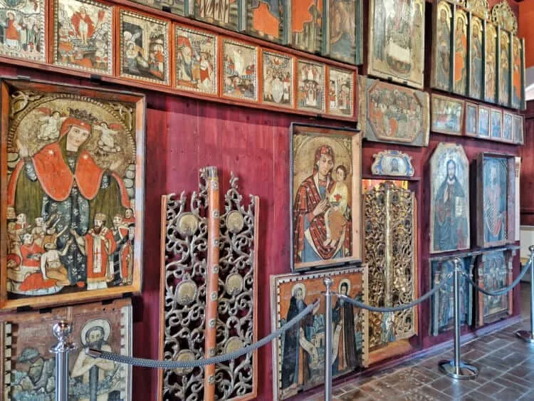 Iconos ortodoxos Castillo Sanok Polonia