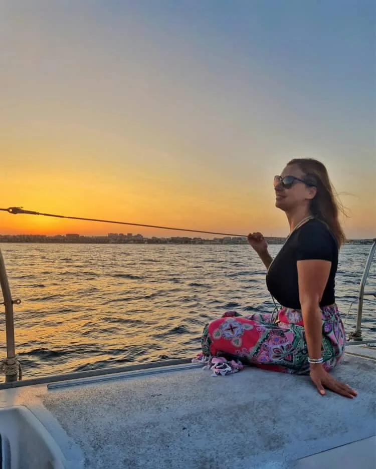 Paseo en barco atardecer Valencia