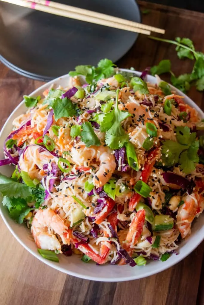 Thai Shrimp Noodle Salad