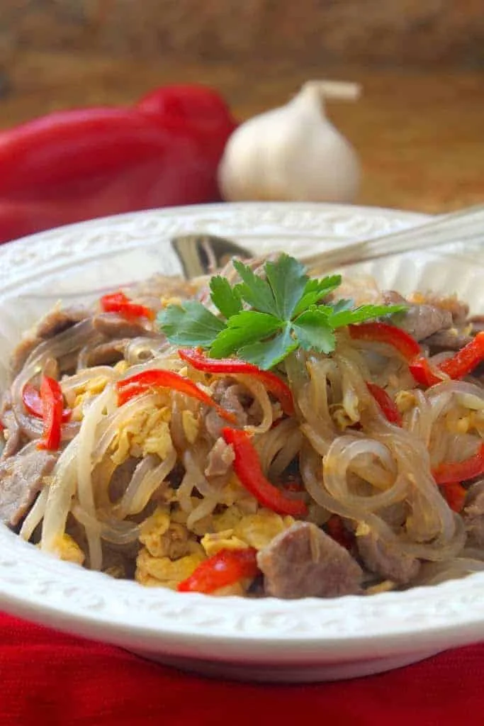 thai glass noodle dish