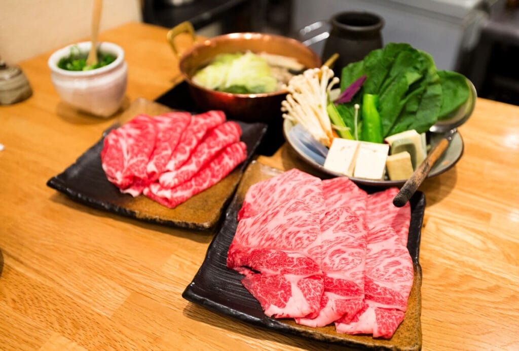 Kobe meat in Japan