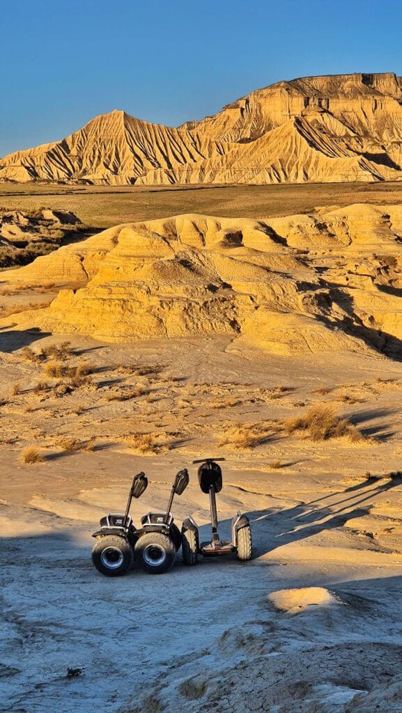 Parque Natural de las Bardenas Reales en Segway 577x1024
