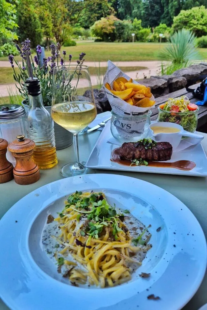 Cena en el jardin botanico Bonn Alemania 683x1024
